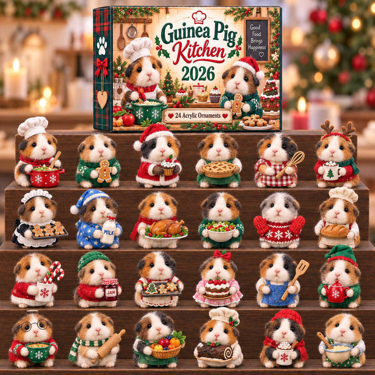 CHRISTMAS KICKOFF 40% OFF - Guinea Pig Kitchen Advent Calendar 2026