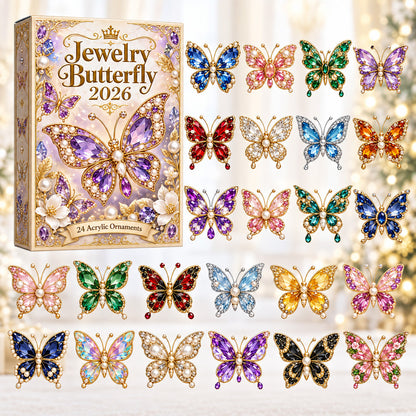 🎄CHRISTMAS KICKOFF 40% OFF - 🦋Jewelry Butterfly Advent Calendar 2026