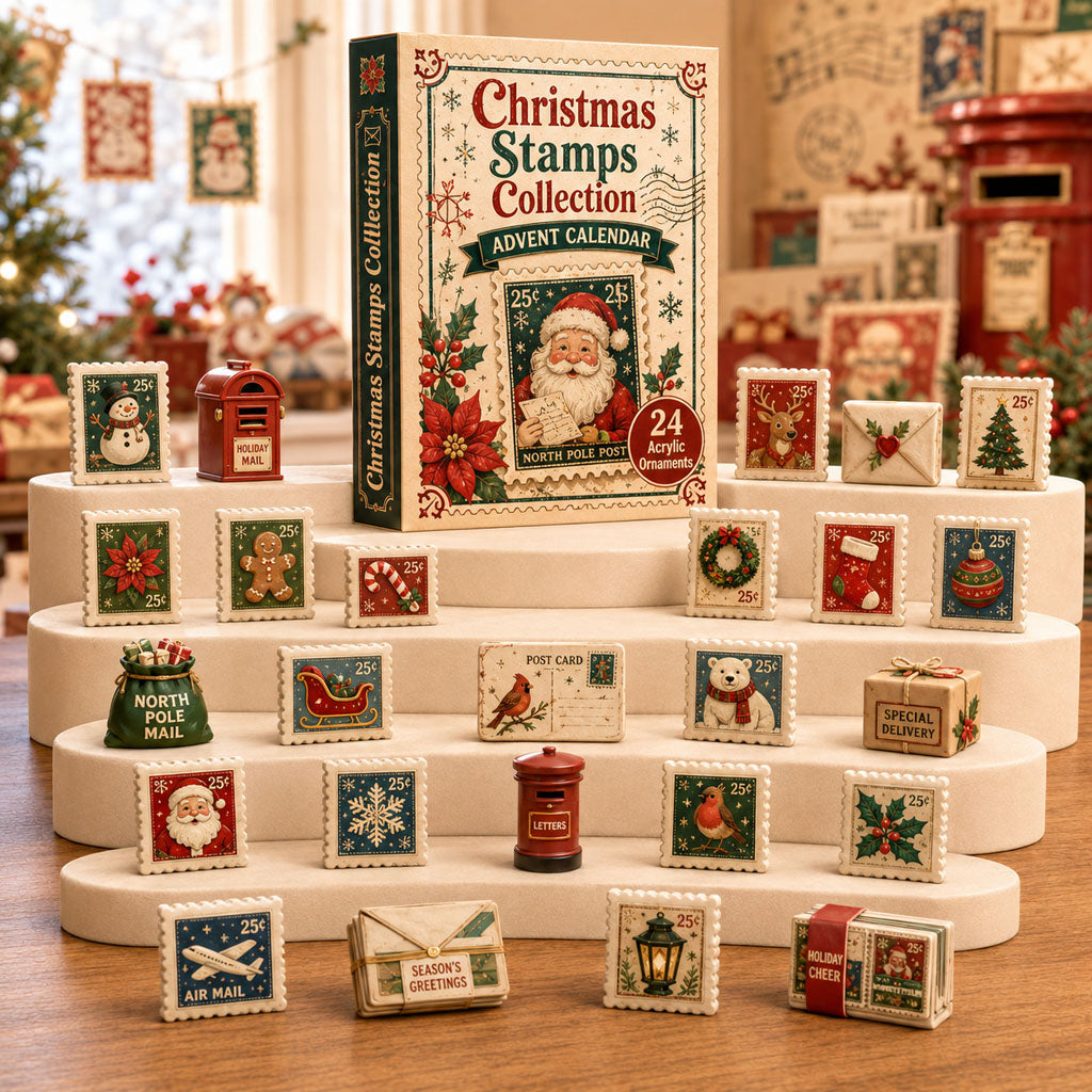 2026 Christmas 24-Day Stamp Collection Advent Calendar