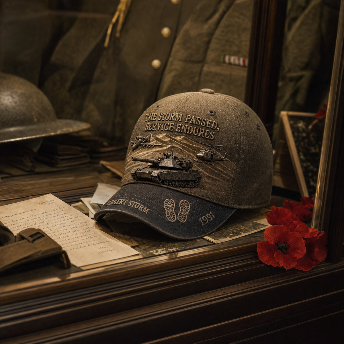 The Storm Passed, Service Endures – Desert Storm 1991 Tribute Hat