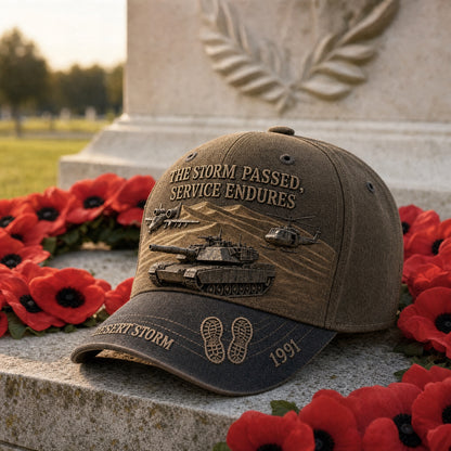 The Storm Passed, Service Endures – Desert Storm 1991 Tribute Hat