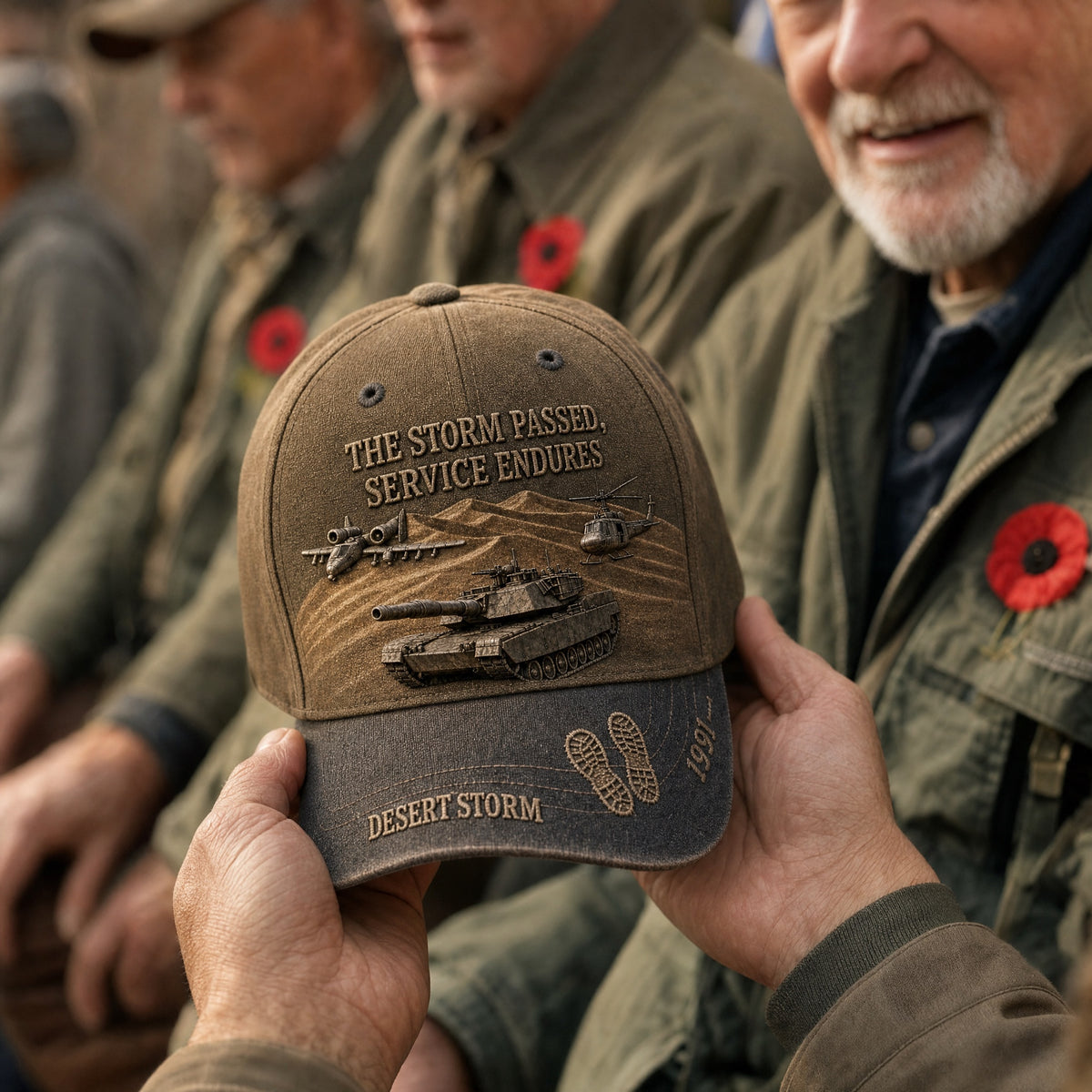 The Storm Passed, Service Endures – Desert Storm 1991 Tribute Hat