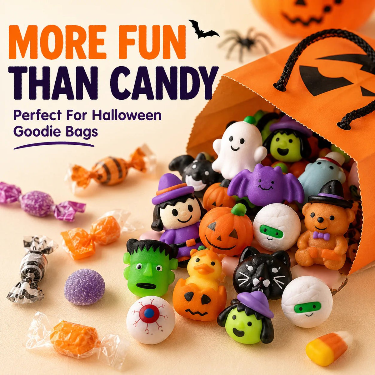 🔥Last Day 49% OFF - 🎃 30PCS Halloween Mochi Squishy Toys
