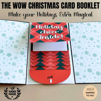 2026 New🎅🎁 Waterfall Christmas Gift Card Booklet 💳✨