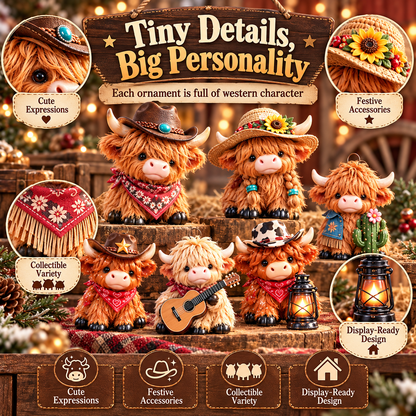 🎄CHRISTMAS KICKOFF 40% OFF - Western Highland Cow Advent Calendar 2026
