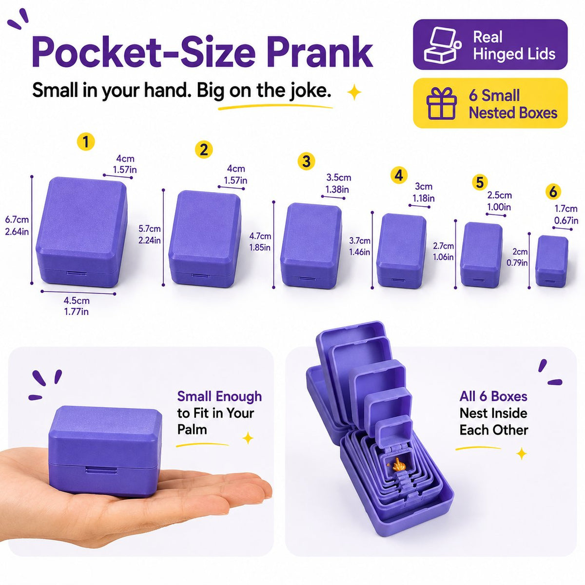 📢🔥This Week's Special Price $9.99 🎁 6-Layer Nesting Prank Gift Box