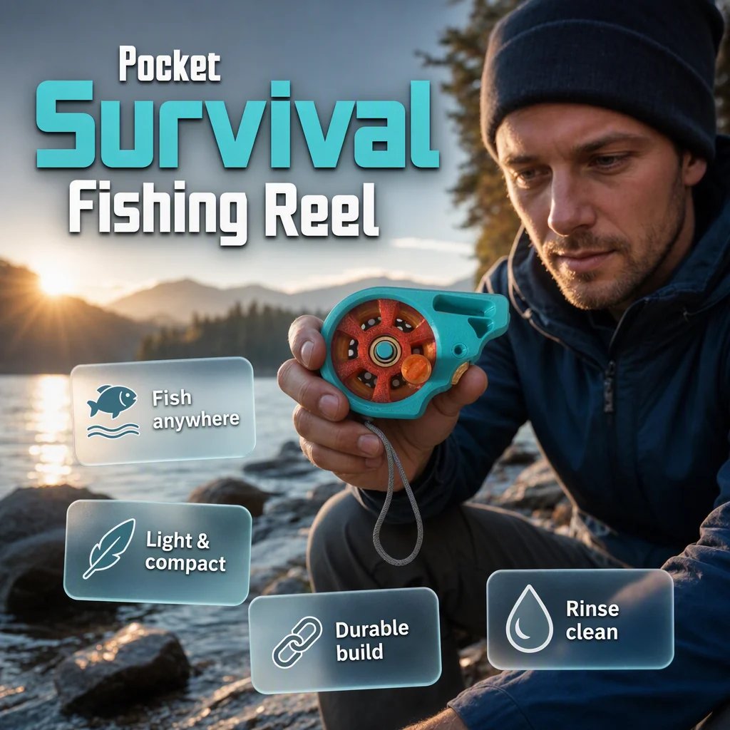 ⏰Limited Stock 60% OFF🔥Portable Rodless Pocket Fishing Reel Device