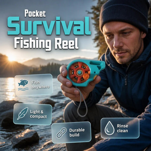 ⏰Limited Stock 60% OFF🔥Portable Rodless Pocket Fishing Reel Device
