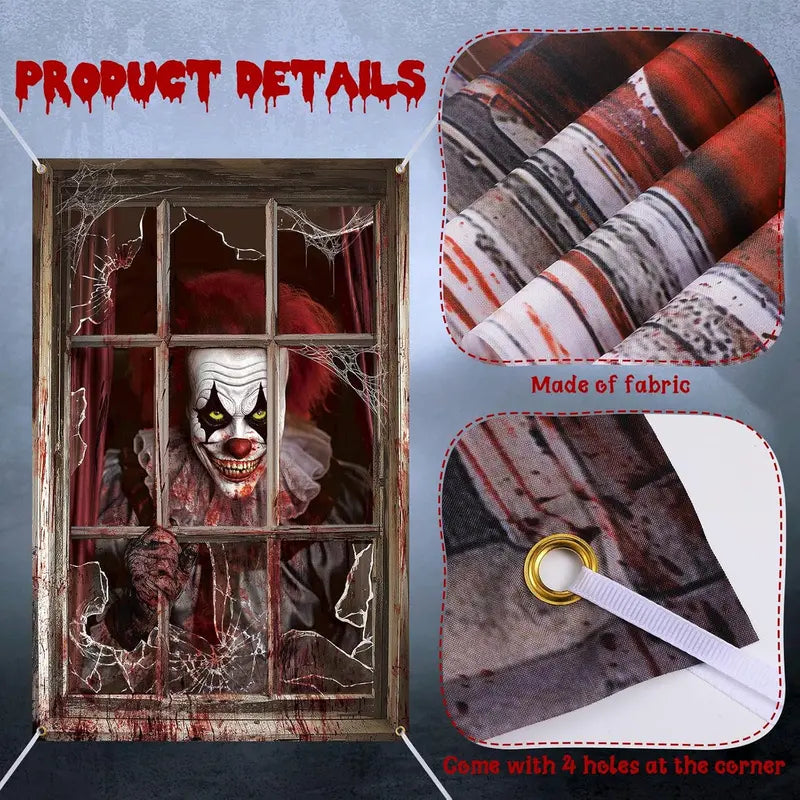 Decoración de Halloween para ventanas