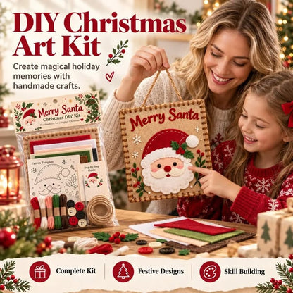 🎄✨ Christmas DIY Fabric Weaving Friendship Kit - 🧵 Create Something Special Together! 💕