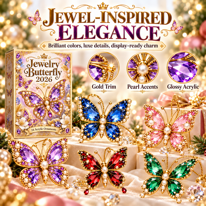 🎄CHRISTMAS KICKOFF 40% OFF - 🦋Jewelry Butterfly Advent Calendar 2026