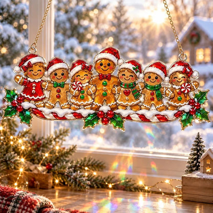 ✨ Whimsical Winter Suncatchers | Shatterproof "Stained-Glass" Window Hangings 🎄