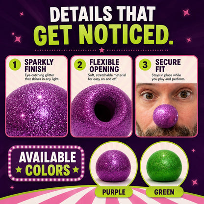 🤡 Glitter Clown Nose