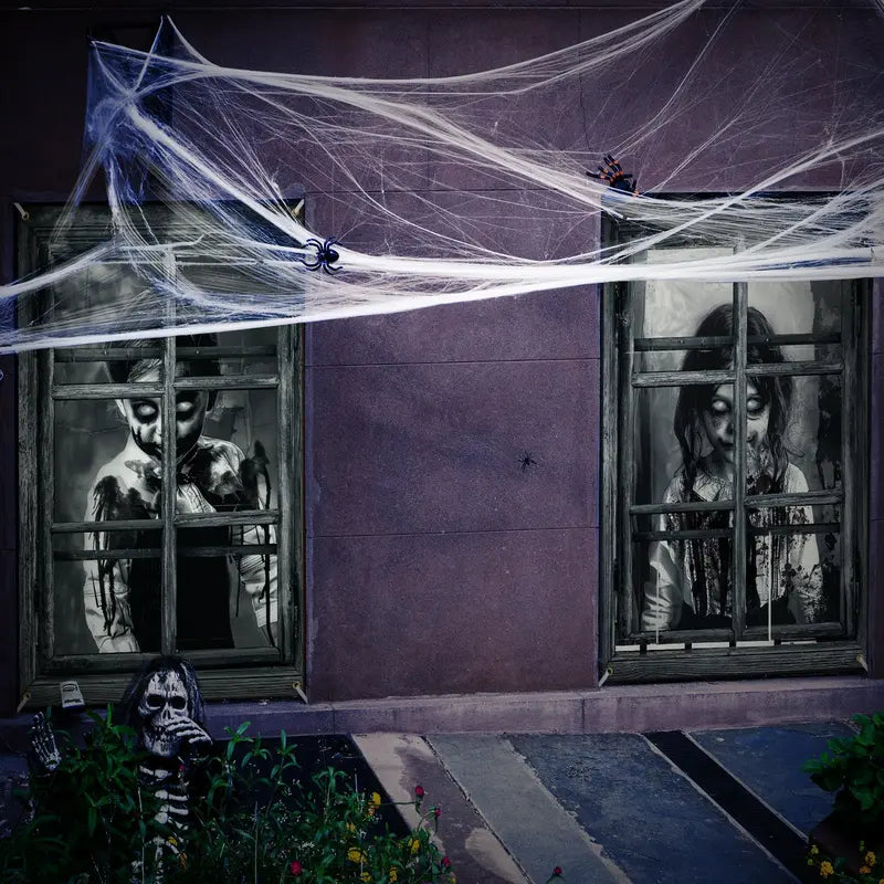 Decoración de Halloween para ventanas