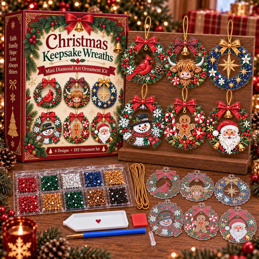 Christmas Keepsake Diamond Art Ornament Kit