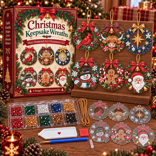 Christmas Keepsake Diamond Art Ornament Kit