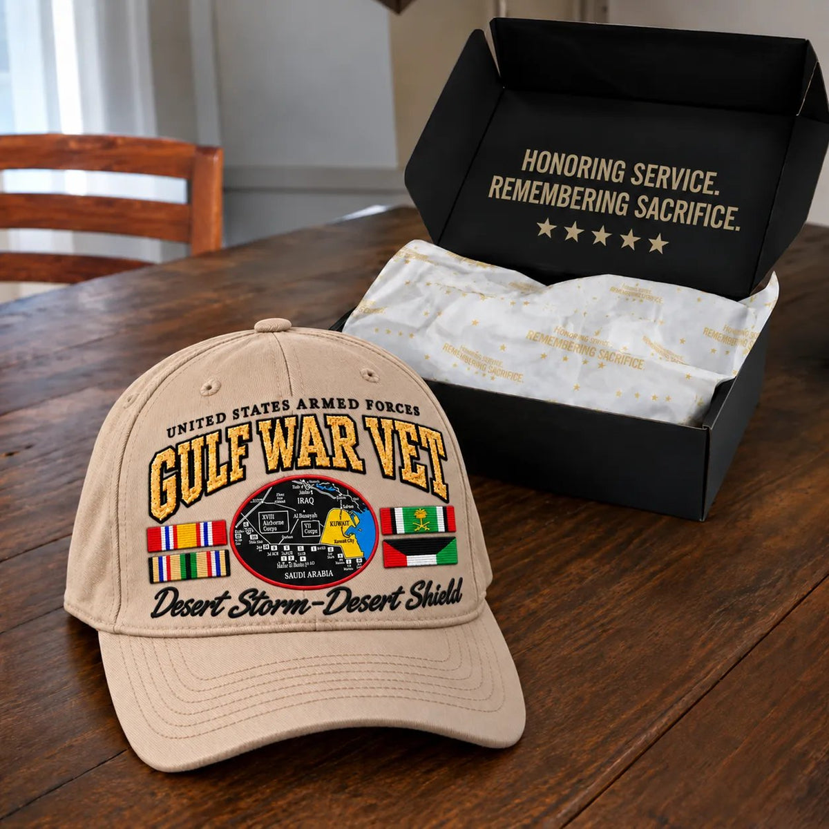 🏆 Last Day 49% OFF! - 🏜️Gulf War Veteran Tribute Cap