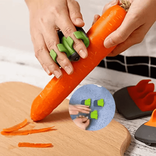 🍎2-piece set of handy vegetable peelers (palm-held model)