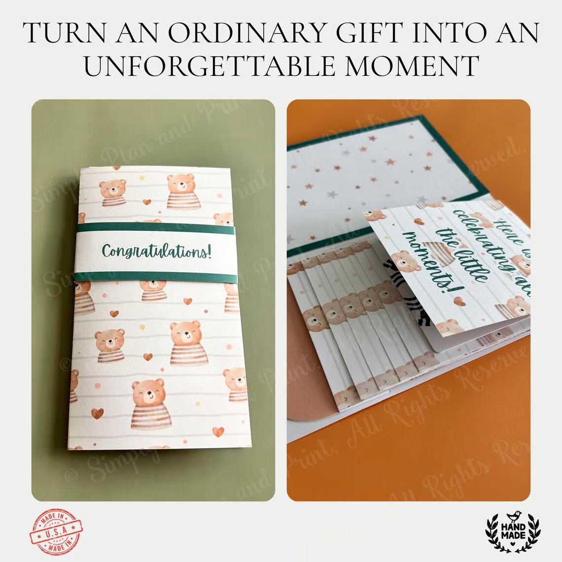 2026 New🎅🎁 Waterfall Christmas Gift Card Booklet 💳✨