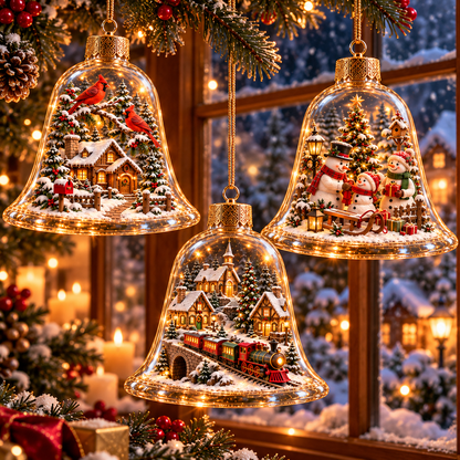 2026 Christmas Wonderland Bell Ornaments - image 9