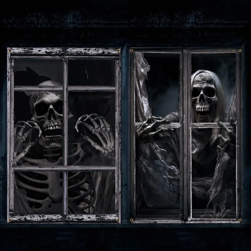 Decoración de Halloween para ventanas