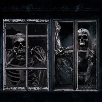 Decoración de Halloween para ventanas