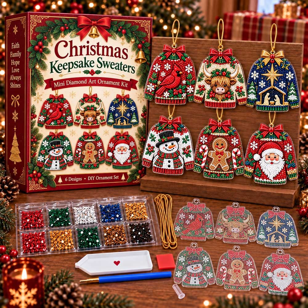 Christmas Keepsake Diamond Art Ornament Kit