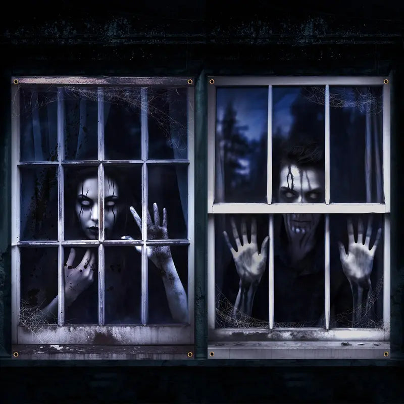 Decoración de Halloween para ventanas