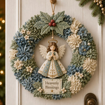 🎄 Christmas 3D Fabric Poke Wreath DIY Kit ✨