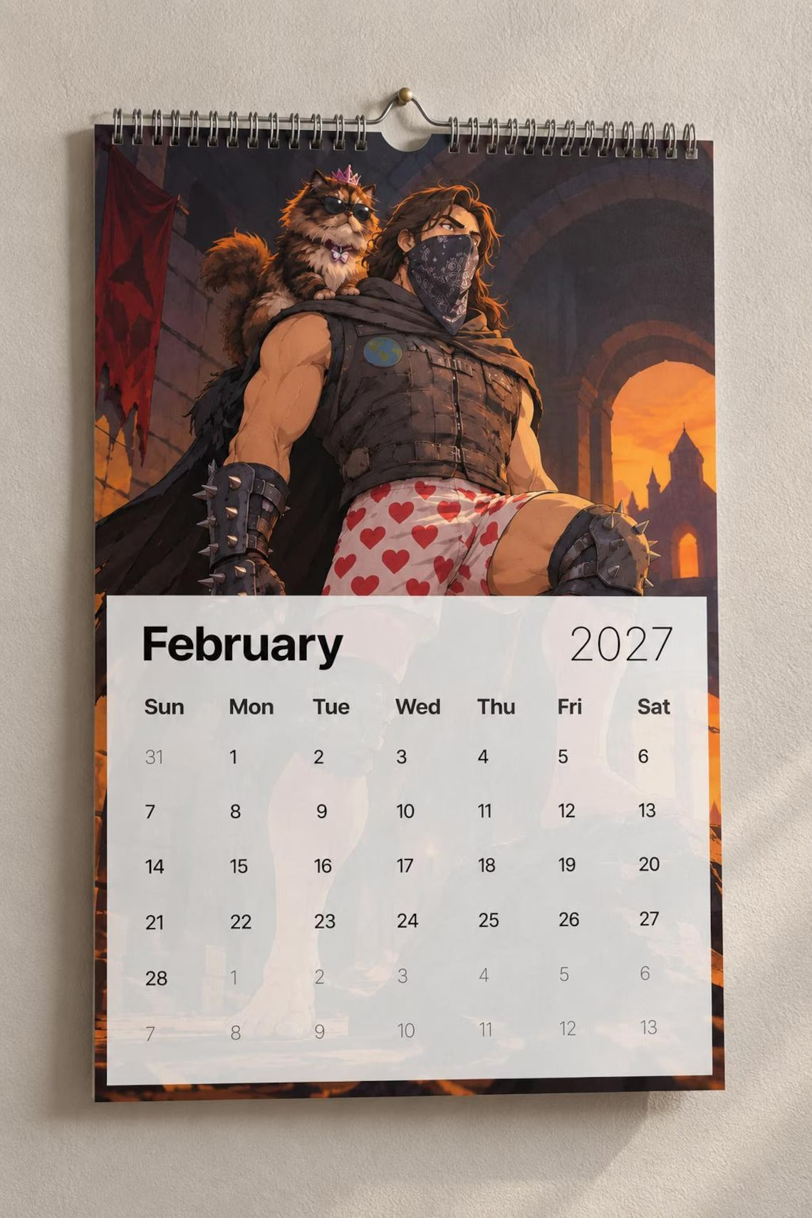 Carl 2027 Wall Calendar