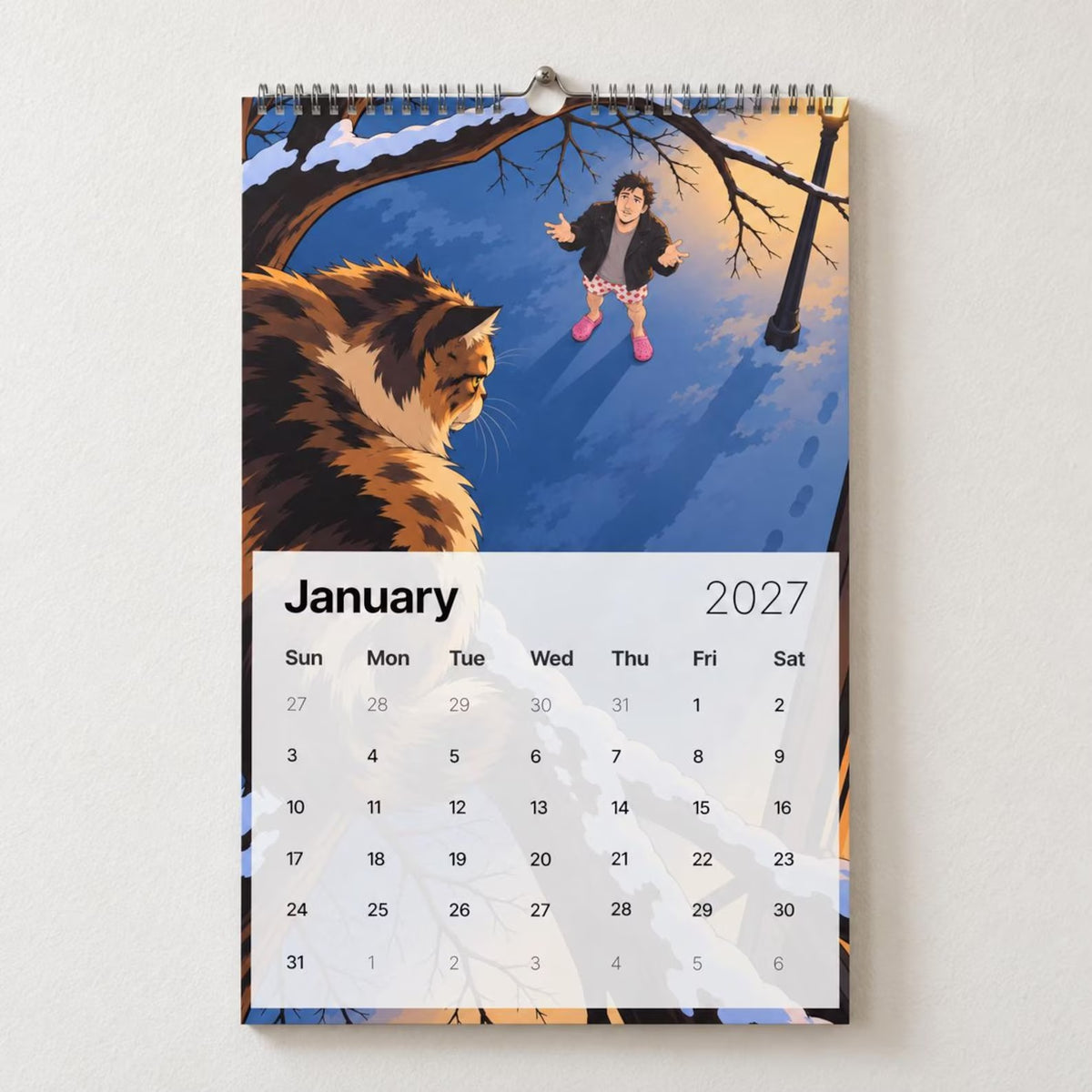 Carl 2027 Wall Calendar