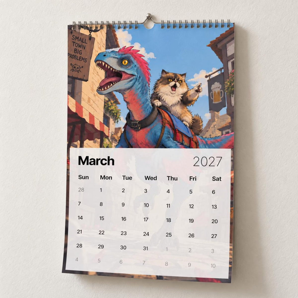 Carl 2027 Wall Calendar