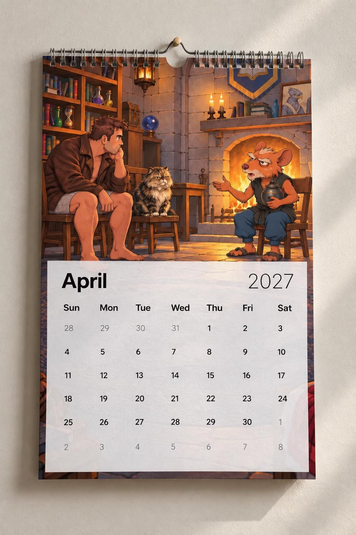 Carl 2027 Wall Calendar