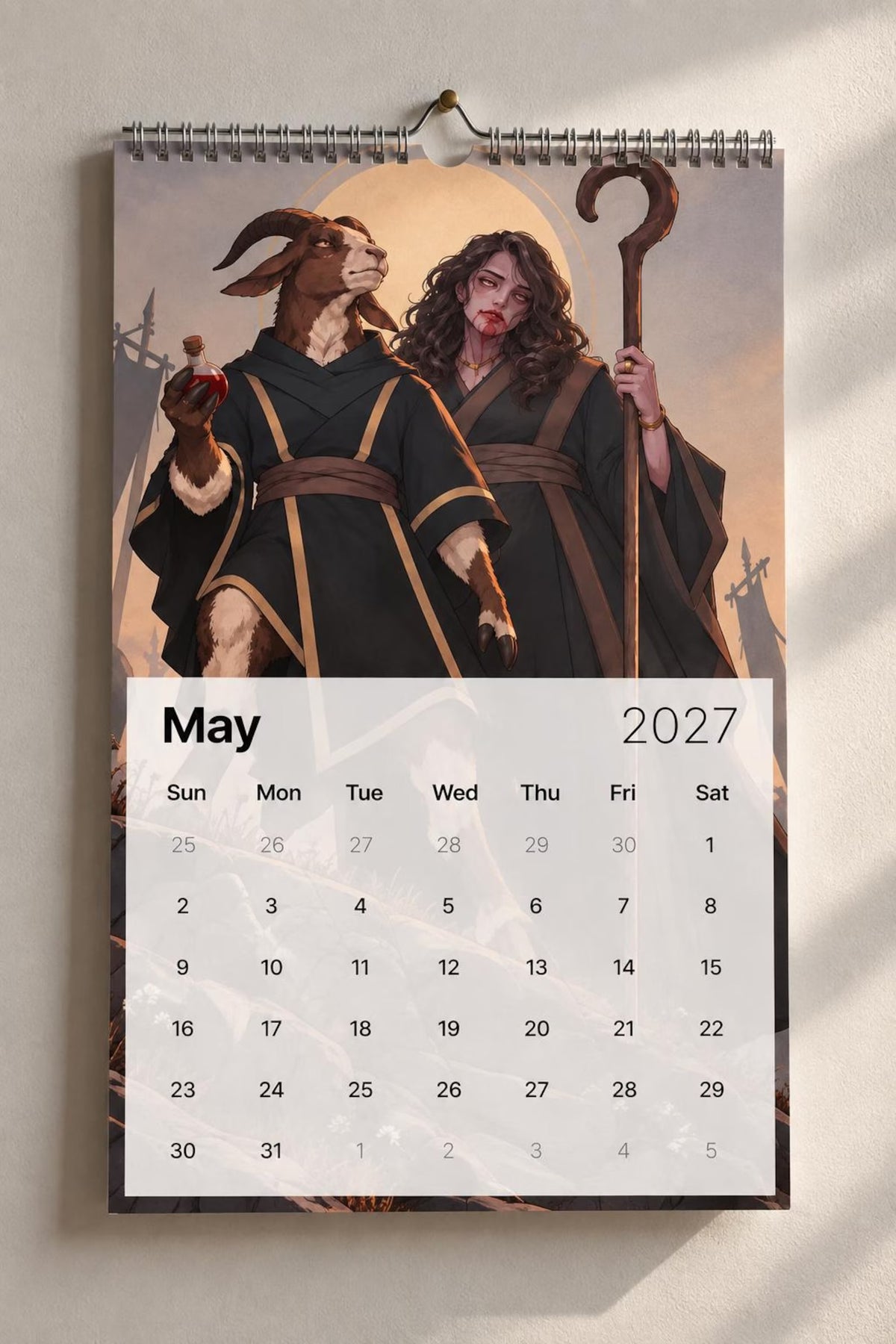 Carl 2027 Wall Calendar
