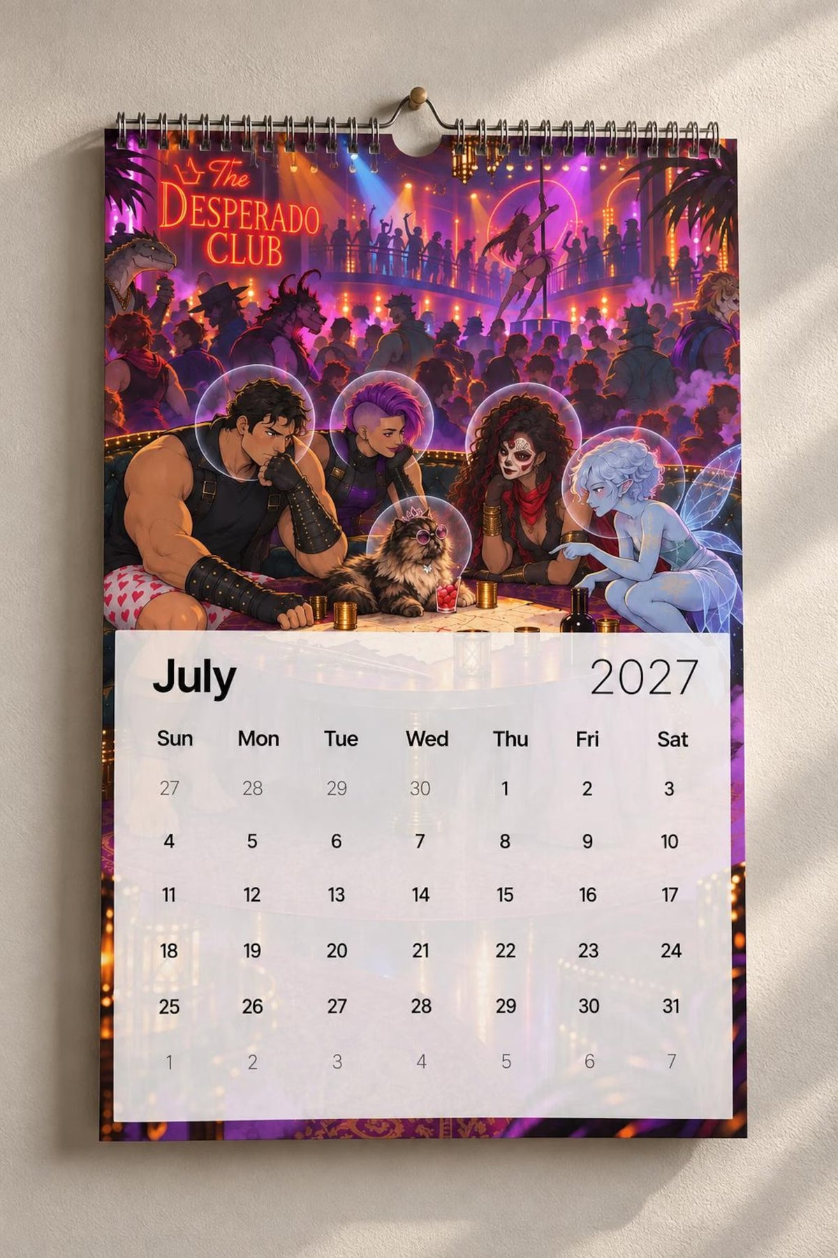 Carl 2027 Wall Calendar
