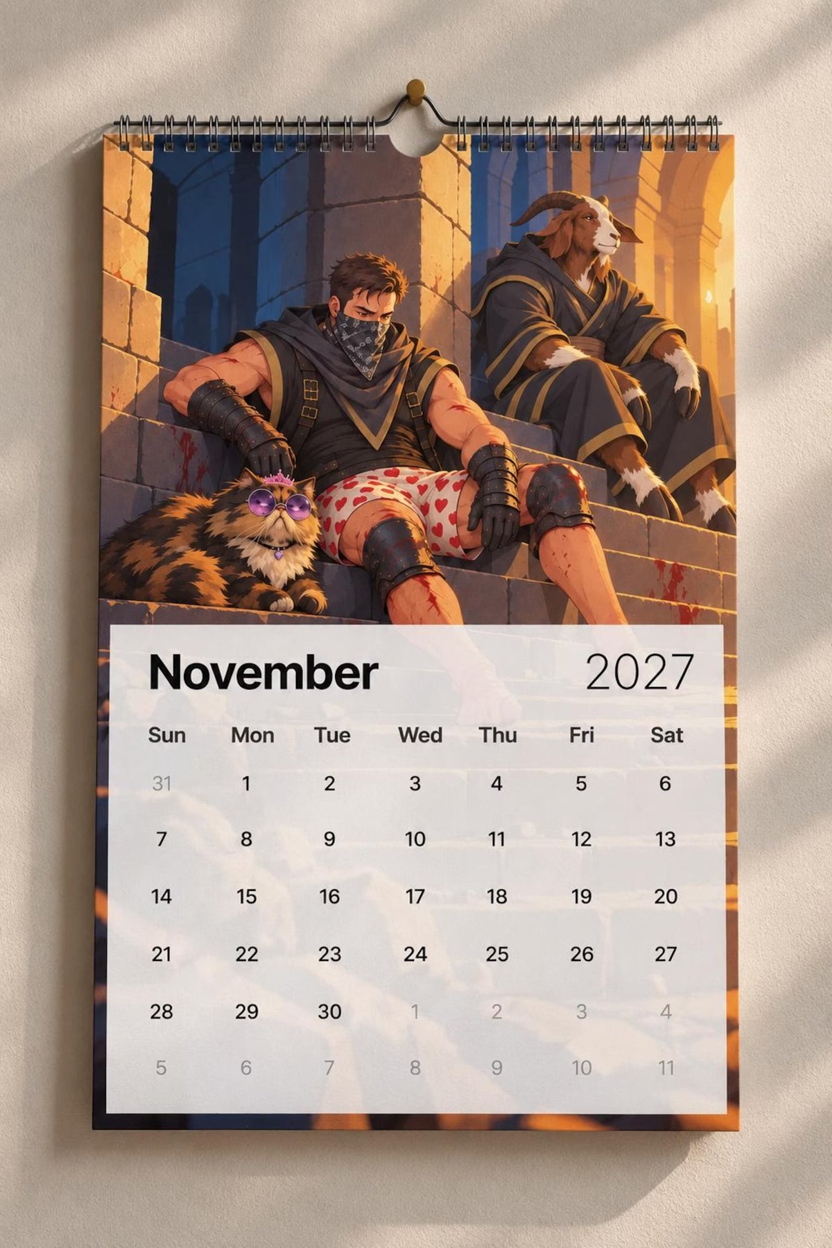 Carl 2027 Wall Calendar