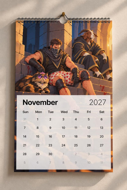 Carl 2027 Wall Calendar