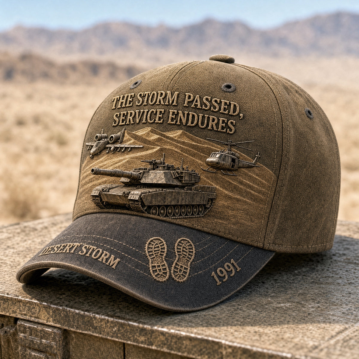 The Storm Passed, Service Endures – Desert Storm 1991 Tribute Hat