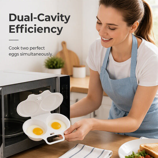 🥚Microwave Egg Poacher with Lid & Handle