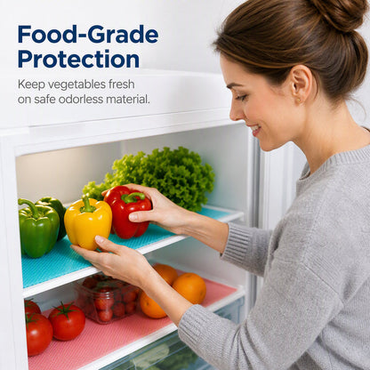 Waterproof Fridge Shelf Liners – Non-slip, easy-clean & food-safe – Keeps fridge shelves fresh & organized