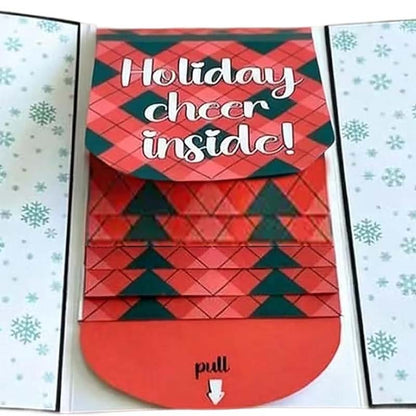 Creative Christmas Waterfall Gift Card Booklet