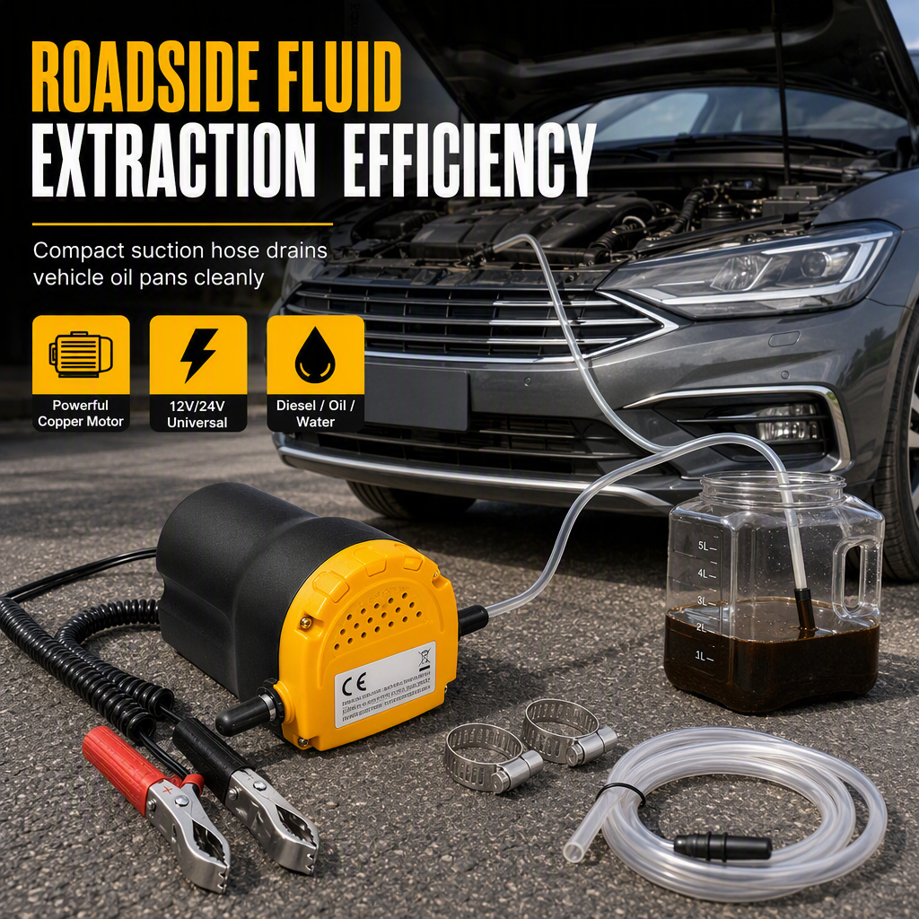 12V 24V Portable Electric Self Priming Transfer Pump Micro Diesel Oil ...